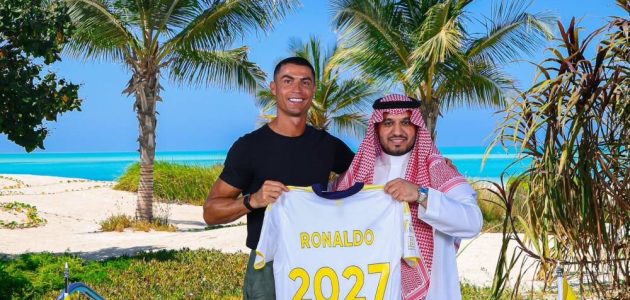 رونالدو يوقع عقدًا خياليًا مع النصر بقيمة 178 مليون إسترليني و80 ألف إسترليني لكل هدف
